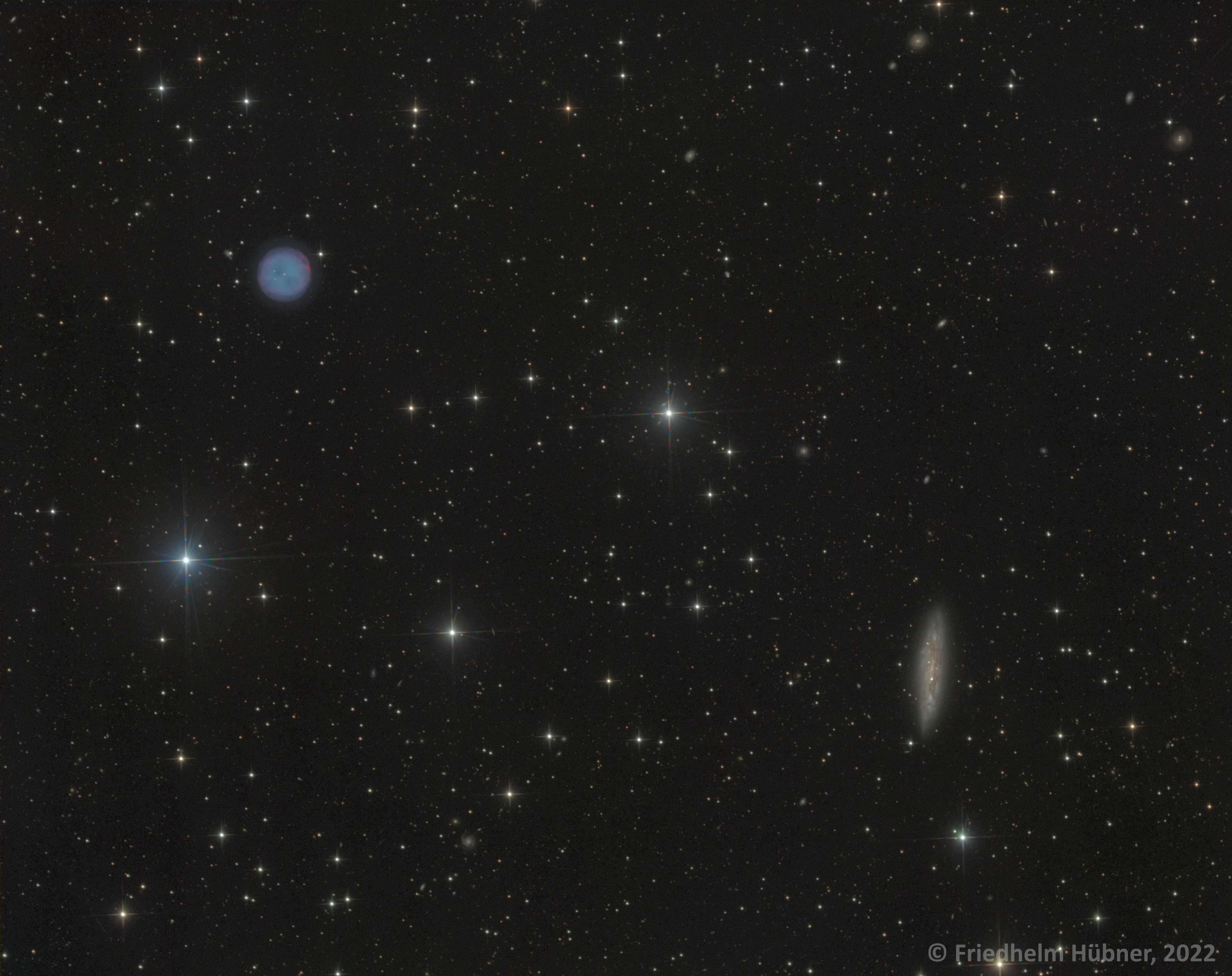 M108 and M97 (UMa)