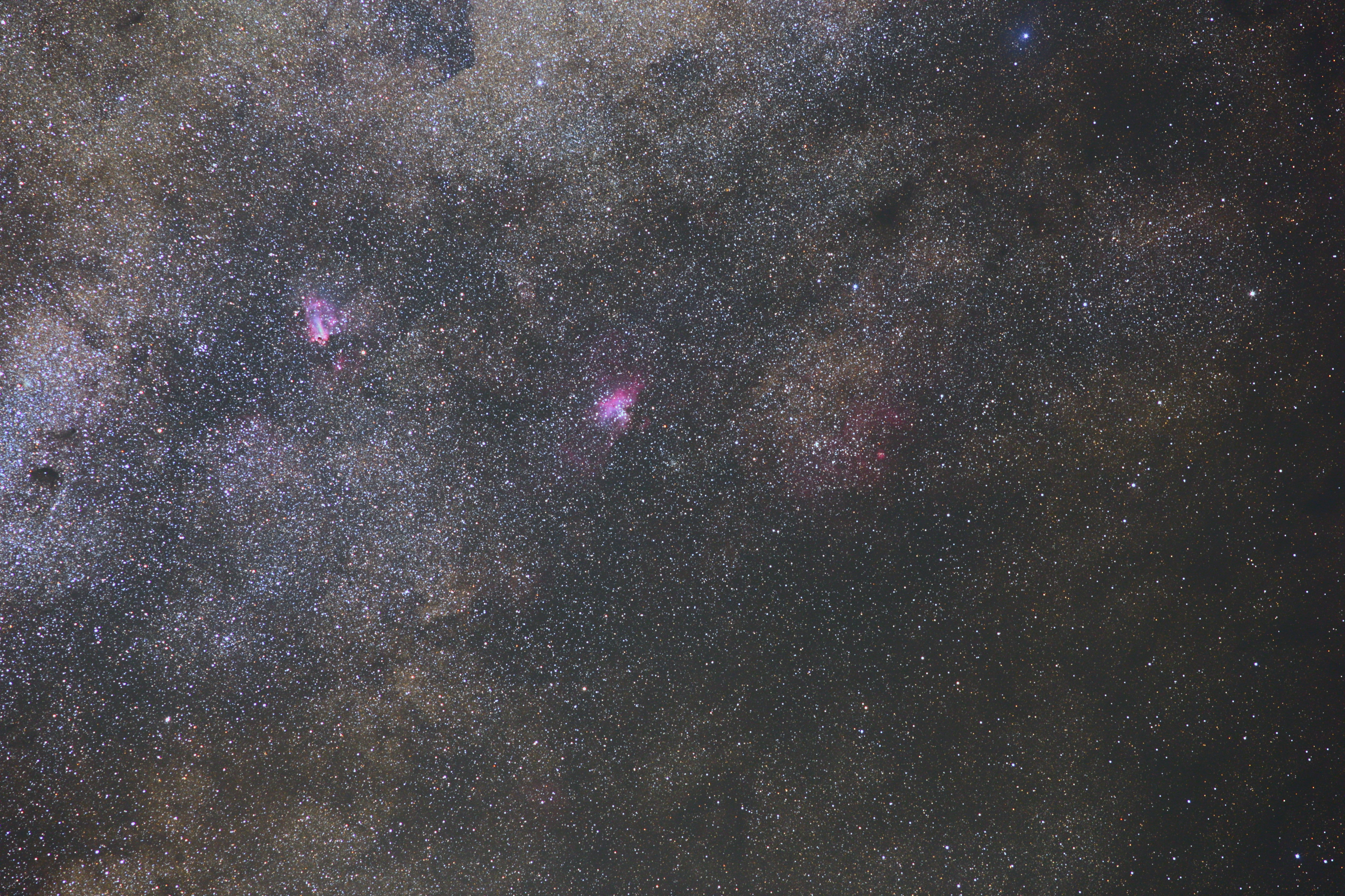M16 und M17 (Ser), Widefield