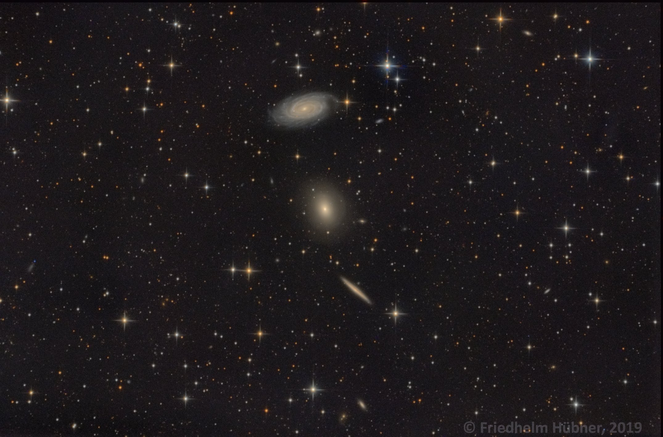 NGC 5982 (Dra), Draco-Trio