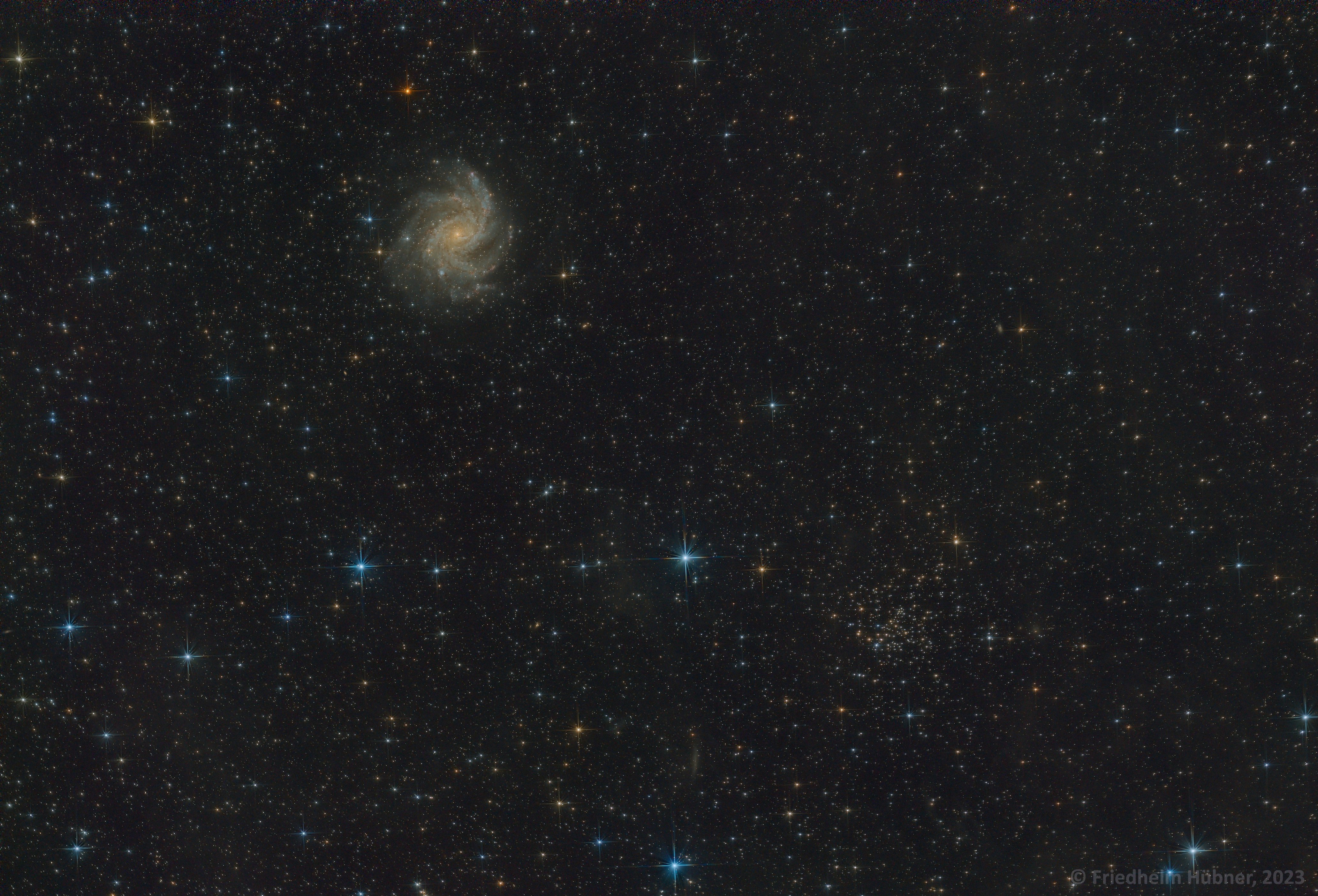 NGC 6946 und NGC 6939 (Cep)