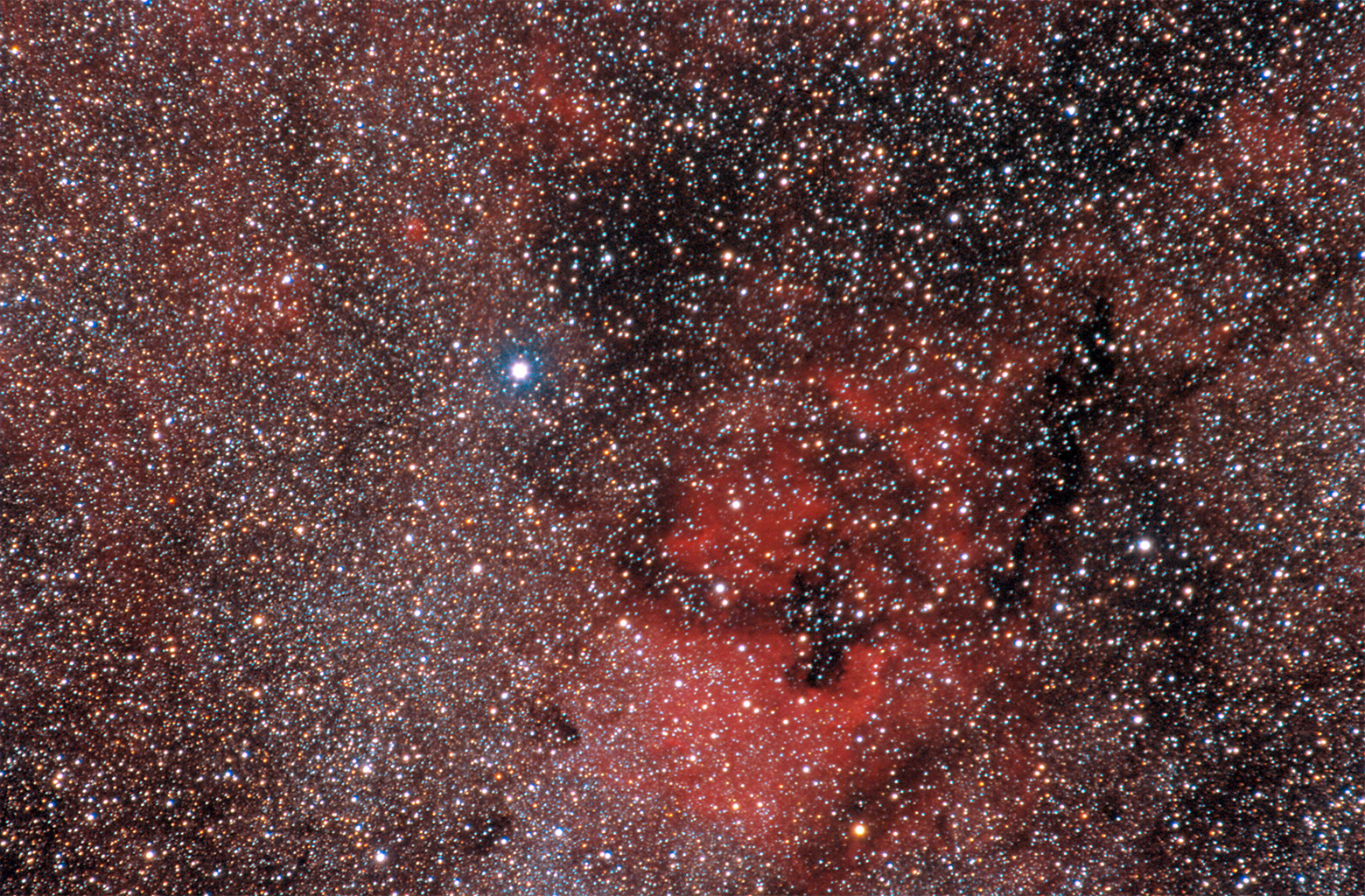 Region around Deneb (Cyg)