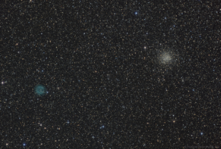 IC1295 and NGC 6712 (Sct)